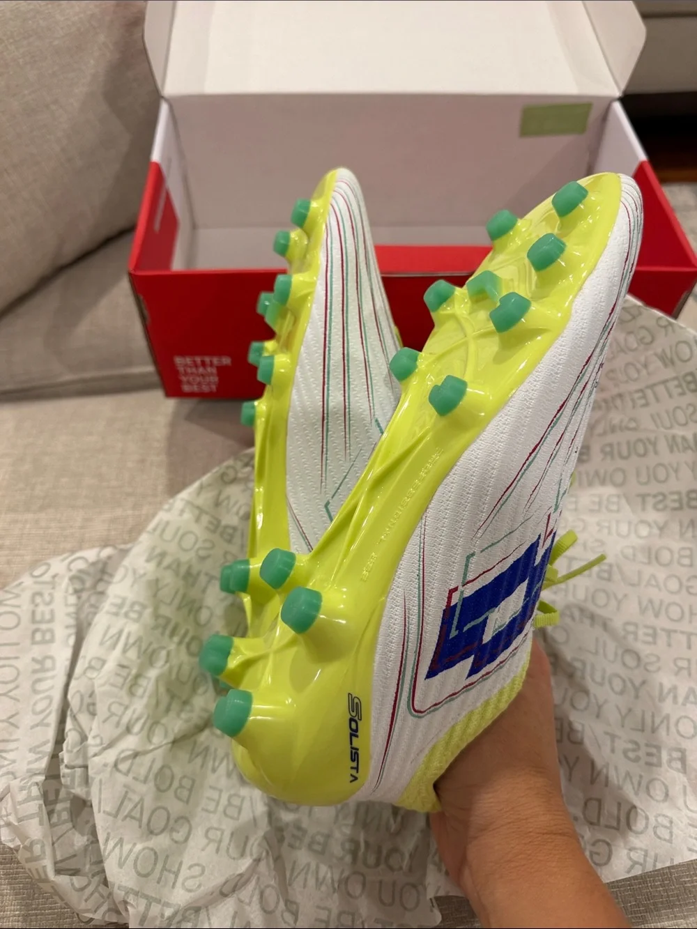 Lotto Solista 200 VIII FG  Soccer Cleat New In Box size US Man 7